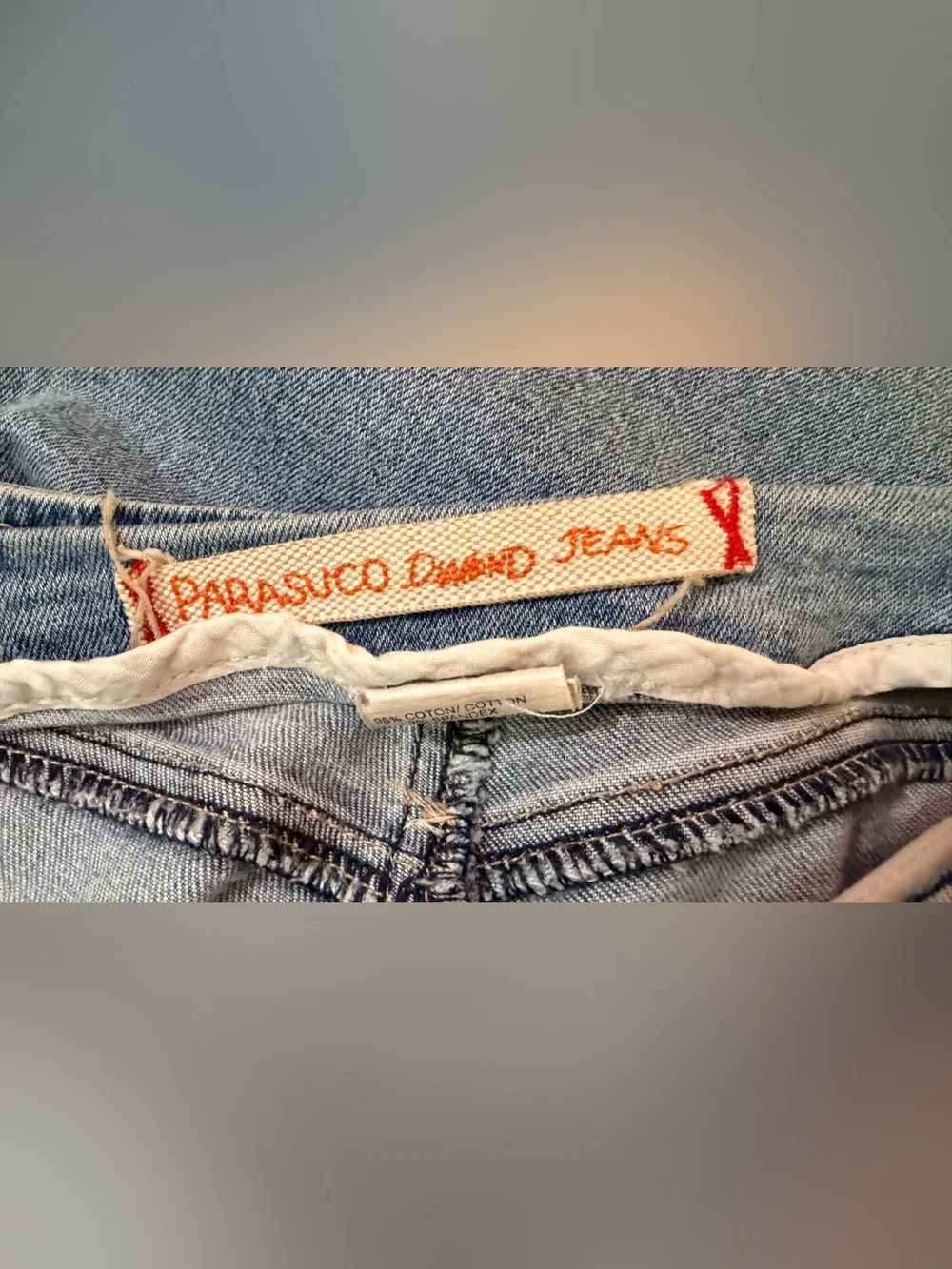 Parasuco Diamonds Jeans 90’s Vintage 98% Cotton